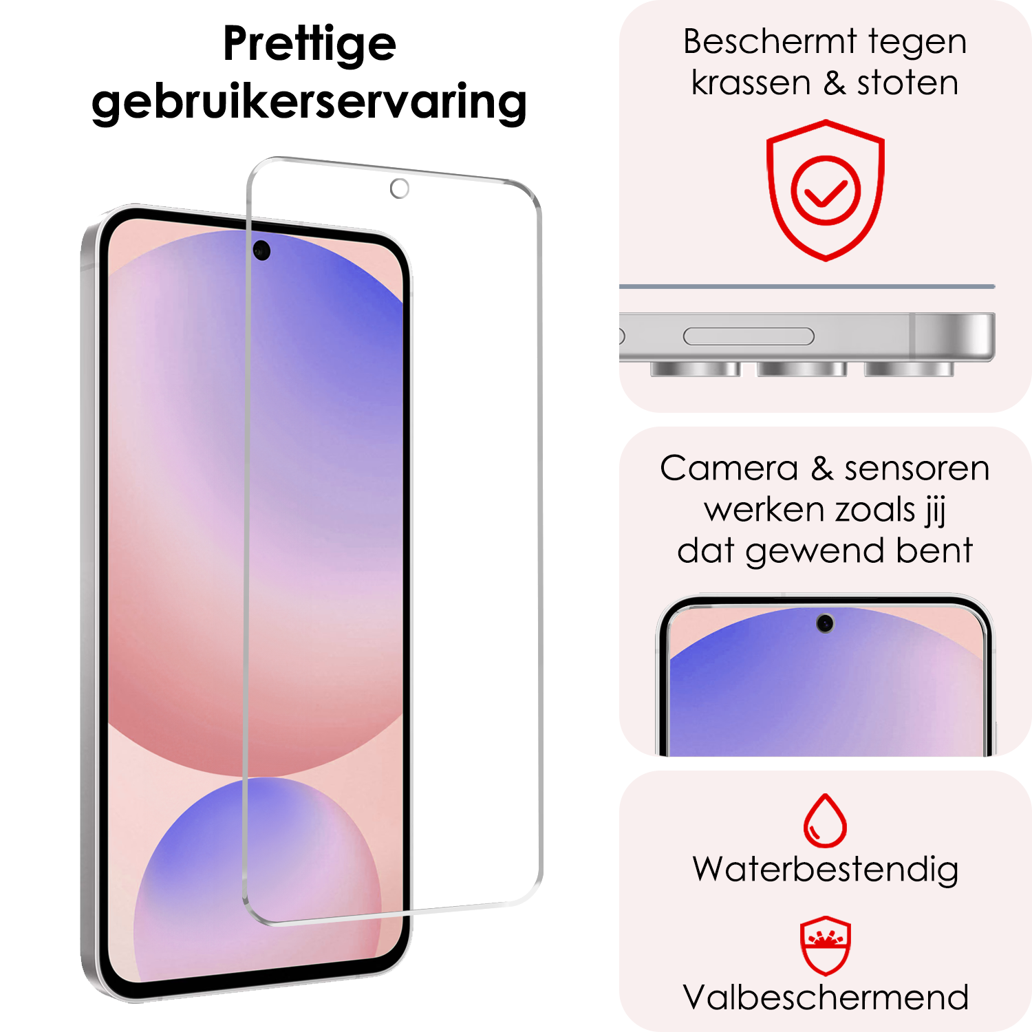 NoXx NoXx Samsung Galaxy S24 FE Screenprotector Glas