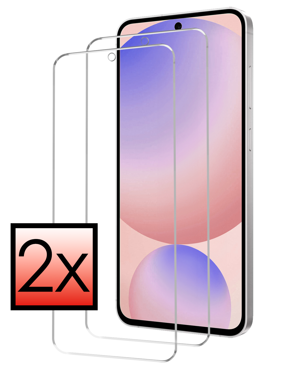 NoXx NoXx Samsung Galaxy S24 FE Screenprotector Glas - 2 PACK