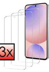 NoXx NoXx Samsung Galaxy S24 FE Screenprotector Glas - 3 PACK