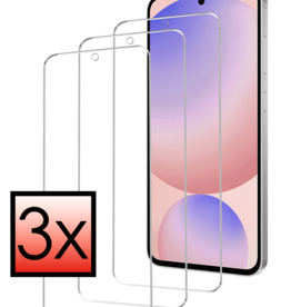 NoXx NoXx Samsung Galaxy S24 FE Screenprotector Glas - 3 PACK