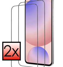 NoXx NoXx Samsung Galaxy S24 FE Screenprotector Glas  Full Cover - 2 PACK