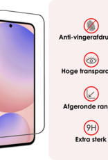 NoXx NoXx Samsung Galaxy S24 FE Screenprotector Glas  Full Cover - 2 PACK