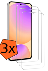 Nomfy Nomfy Samsung Galaxy S24 FE Screenprotector Glas - 3 PACK