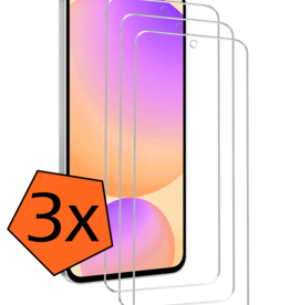 Nomfy Nomfy Samsung Galaxy S24 FE Screenprotector Glas - 3 PACK