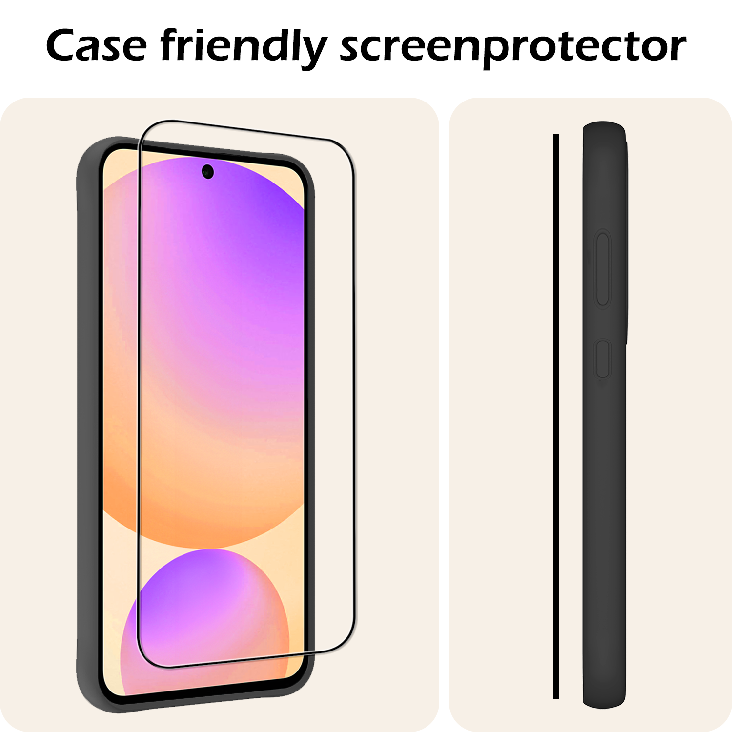 Nomfy Nomfy Samsung Galaxy S24 FE Screenprotector Glas Full Cover