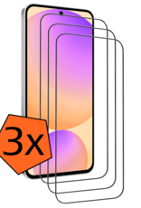 Nomfy Nomfy Samsung Galaxy S24 FE Screenprotector Glas  Full Cover - 3 PACK