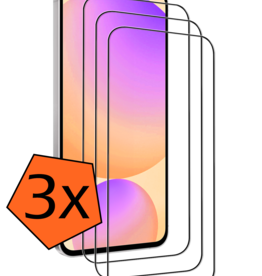 Nomfy Nomfy Samsung Galaxy S24 FE Screenprotector Glas  Full Cover - 3 PACK