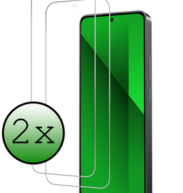 BASEY. BASEY. Xiaomi Redmi Note 13 4G Screenprotector Glas - 2 PACK