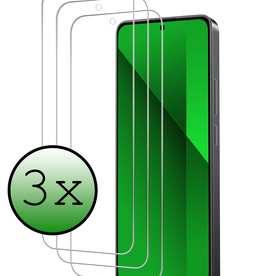 BASEY. BASEY. Xiaomi Redmi Note 13 4G Screenprotector Glas - 3 PACK
