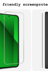 BASEY. Screenprotector Geschikt voor Xiaomi Redmi Note 13 4G Screenprotector Tempered Glass - Screenprotector Geschikt voor Xiaomi Redmi Note 13 4G Beschermglas Screen Protector Glas - 3 Stuks