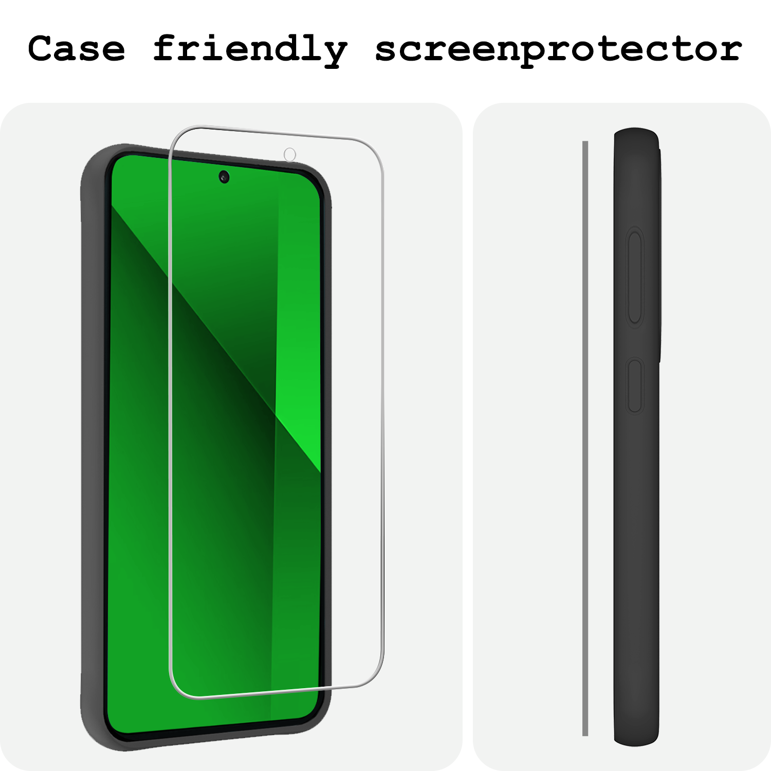 BASEY. Screenprotector Geschikt voor Xiaomi Redmi Note 13 4G Screenprotector Tempered Glass - Screenprotector Geschikt voor Xiaomi Redmi Note 13 4G Beschermglas Screen Protector Glas - 3 Stuks