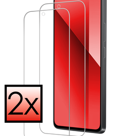 NoXx NoXx Xiaomi Redmi Note 13 4G Screenprotector Glas - 2 PACK