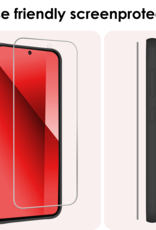 NoXx Screenprotector Geschikt voor Xiaomi Redmi Note 13 4G Screenprotector Tempered Glass Gehard Glas Beschermglas - 3 PACK