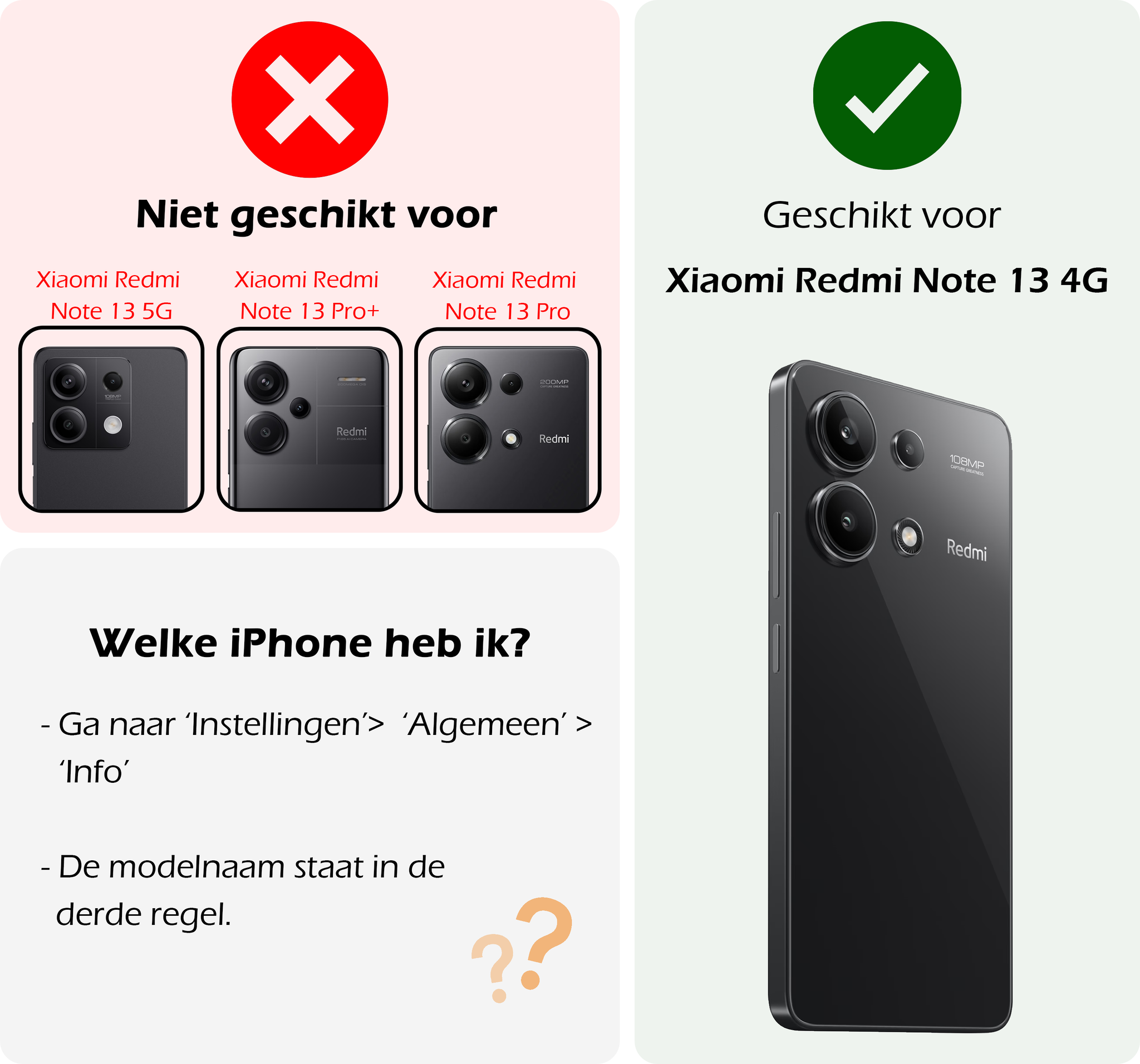 Nomfy Screenprotector - Geschikt voor Xiaomi Redmi Note 13 4G Screenprotector Bescherm Glas Tempered Glass - Screenprotector Geschikt voor Xiaomi Redmi Note 13 4G Screen Protector - 3 PACK