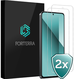 Forterra Forterra Xiaomi Redmi Note 13 4G Screenprotector Glas - 2 PACK
