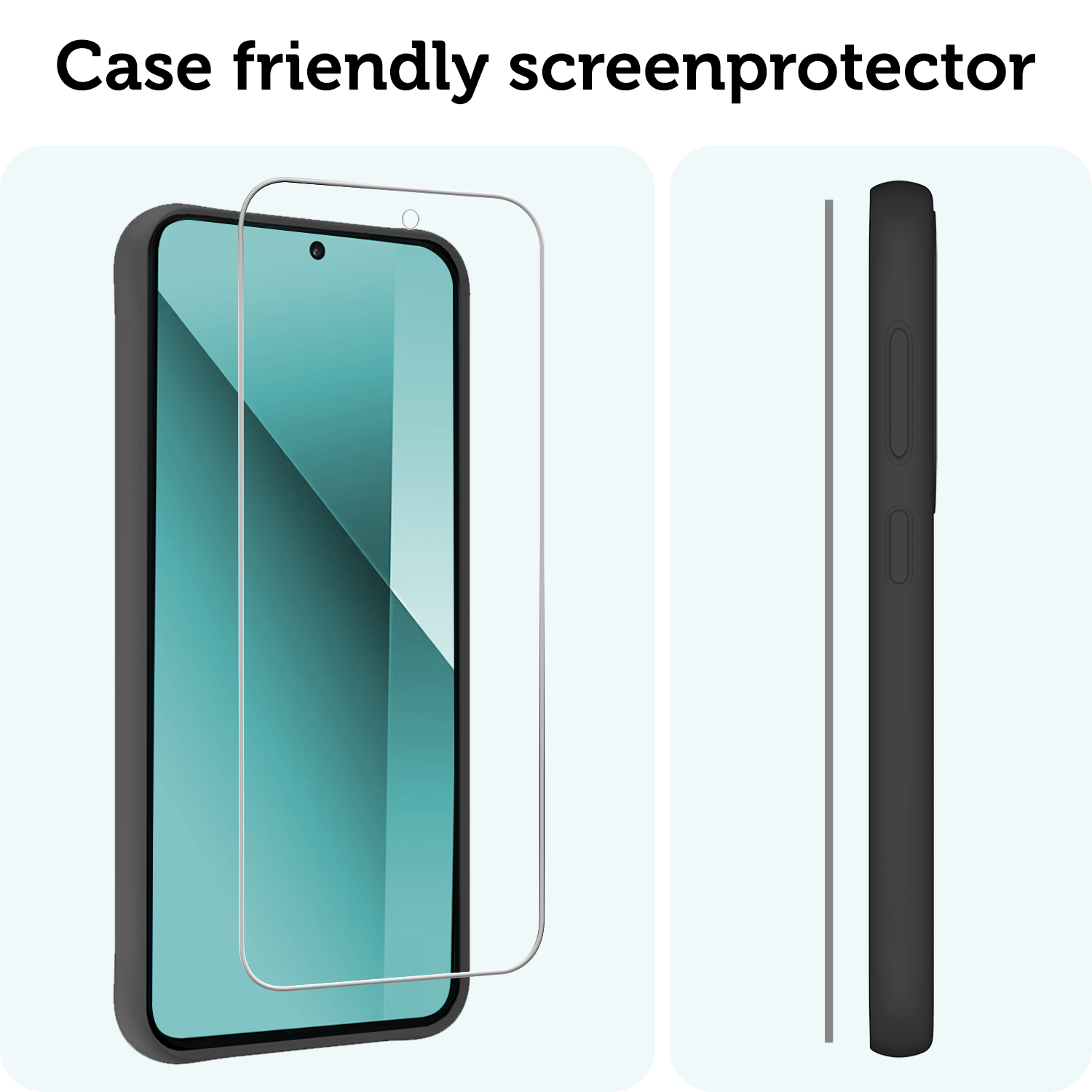 Forterra Screenprotector Geschikt voor Xiaomi Redmi Note 13 4G Screenprotector Glas Gehard Screen Cover - Screen Protector Geschikt voor Xiaomi Redmi Note 13 4G Screenprotector Tempered Glass - 2 PACK