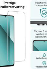 Forterra Screenprotector Geschikt voor Xiaomi Redmi Note 13 4G Screenprotector Glas Gehard Screen Cover - Screen Protector Geschikt voor Xiaomi Redmi Note 13 4G Screenprotector Tempered Glass - 3 PACK
