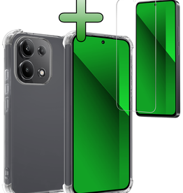 BASEY. BASEY. Xiaomi Redmi Note 13 4G Hoesje Shockproof Met Screenprotector