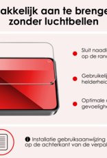 NoXx Hoes Geschikt voor Xiaomi Redmi Note 13 4G Hoesje Siliconen Cover Shock Proof Back Case Shockproof Hoes Met 2x Screenprotector - Transparant