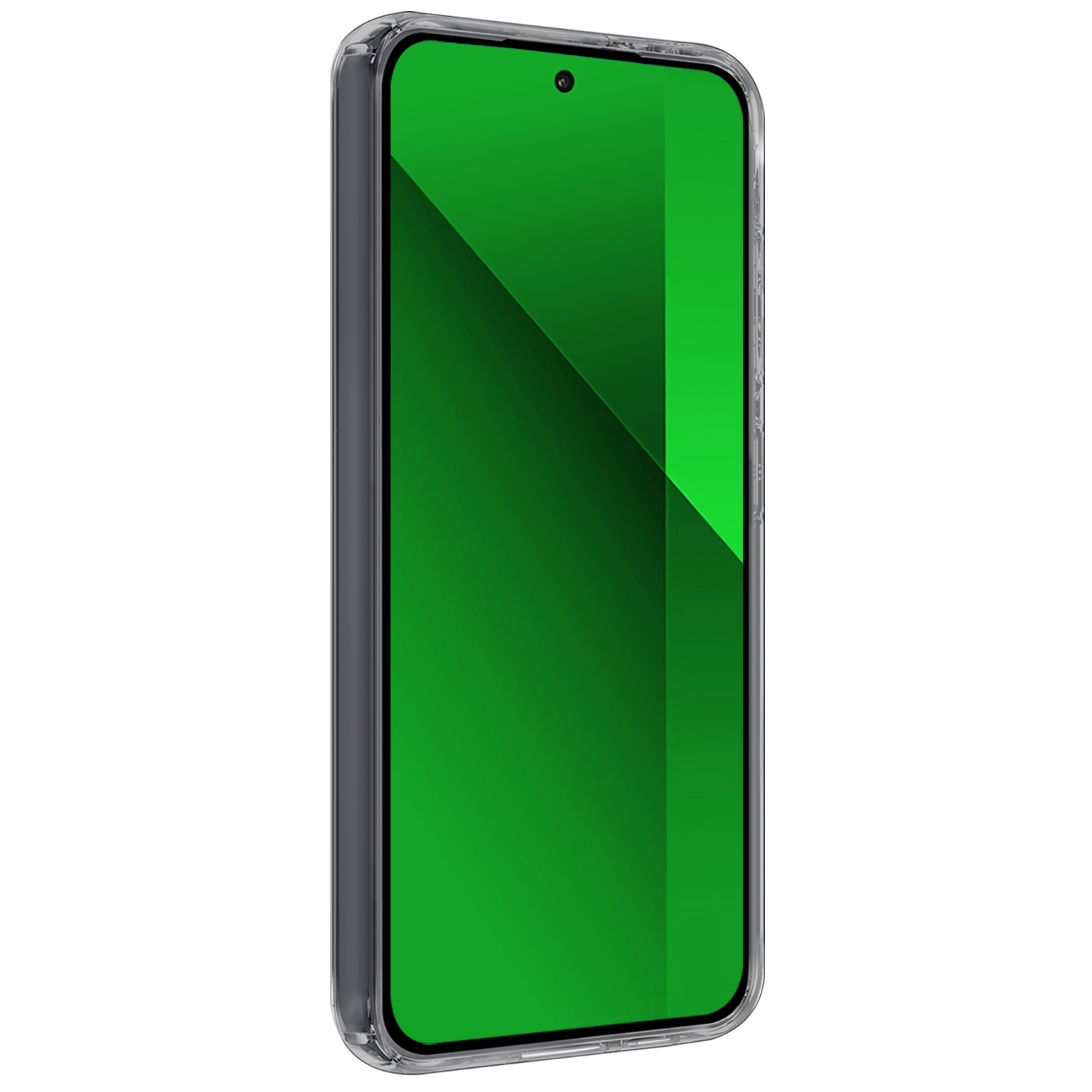BASEY. Hoes Geschikt voor Xiaomi Redmi Note 13 4G Hoesje Siliconen Back Cover Case Met Screenprotector - Hoesje Geschikt voor Xiaomi Redmi Note 13 4G Hoes Cover Hoesje - Transparant