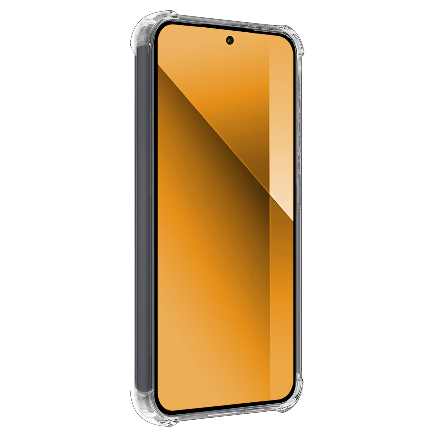 Nomfy Hoesje Geschikt voor Xiaomi Redmi Note 13 4G Hoesje Shock Proof Cover Case Shockproof - Hoes Geschikt voor Xiaomi Redmi Note 13 4G Hoes Siliconen Back Case - Transparant