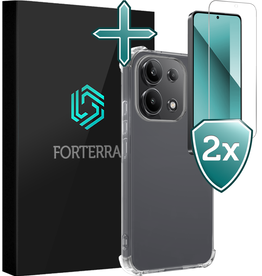 Forterra Forterra Xiaomi Redmi Note 13 4G Hoesje Shockproof Met 2x Screenprotector