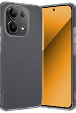 Nomfy Hoesje Geschikt voor Xiaomi Redmi Note 13 4G Hoesje Siliconen Cover Case - Hoes Geschikt voor Xiaomi Redmi Note 13 4G Hoes Back Case - Transparant