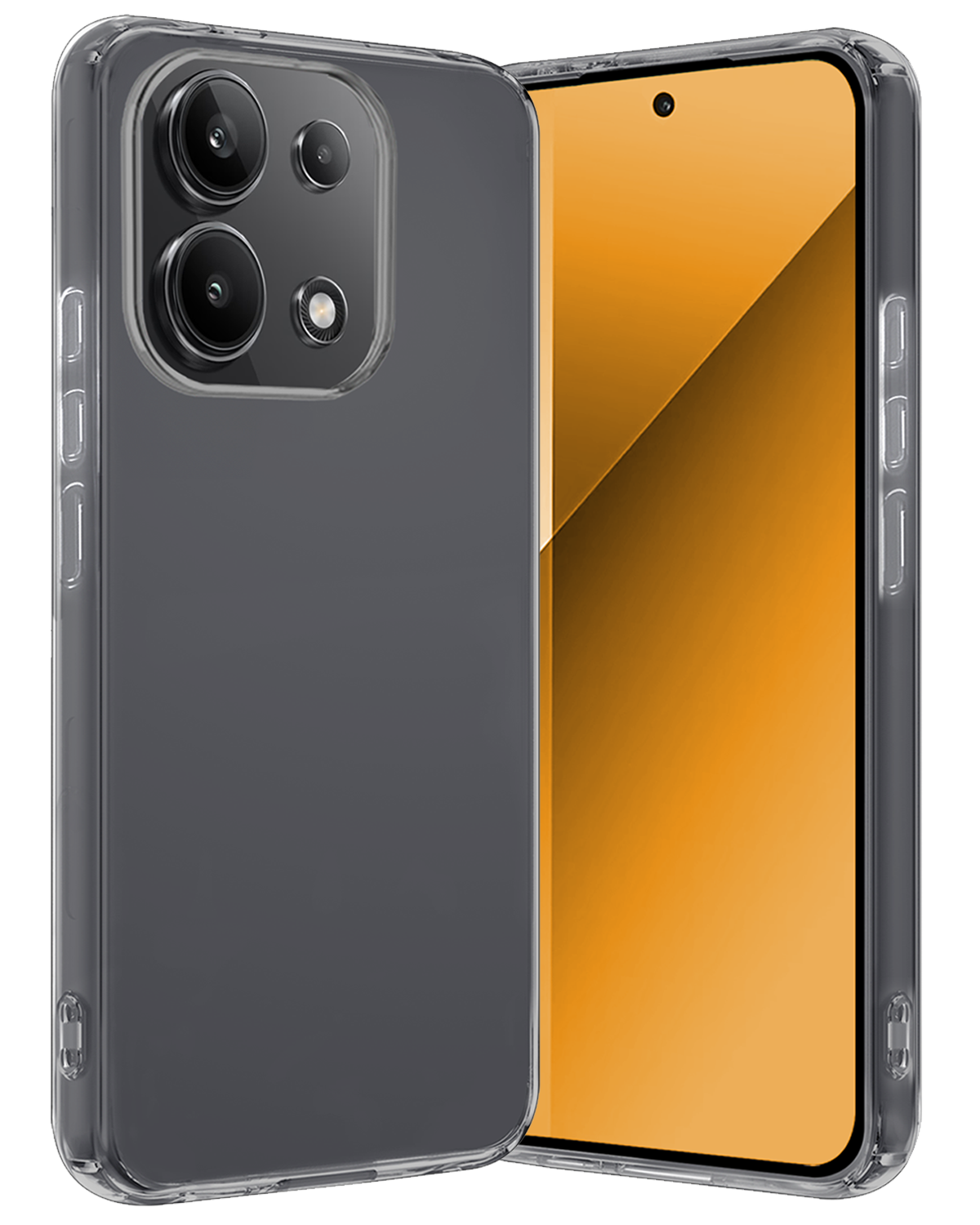 Nomfy Hoesje Geschikt voor Xiaomi Redmi Note 13 4G Hoesje Siliconen Cover Case - Hoes Geschikt voor Xiaomi Redmi Note 13 4G Hoes Back Case - Transparant