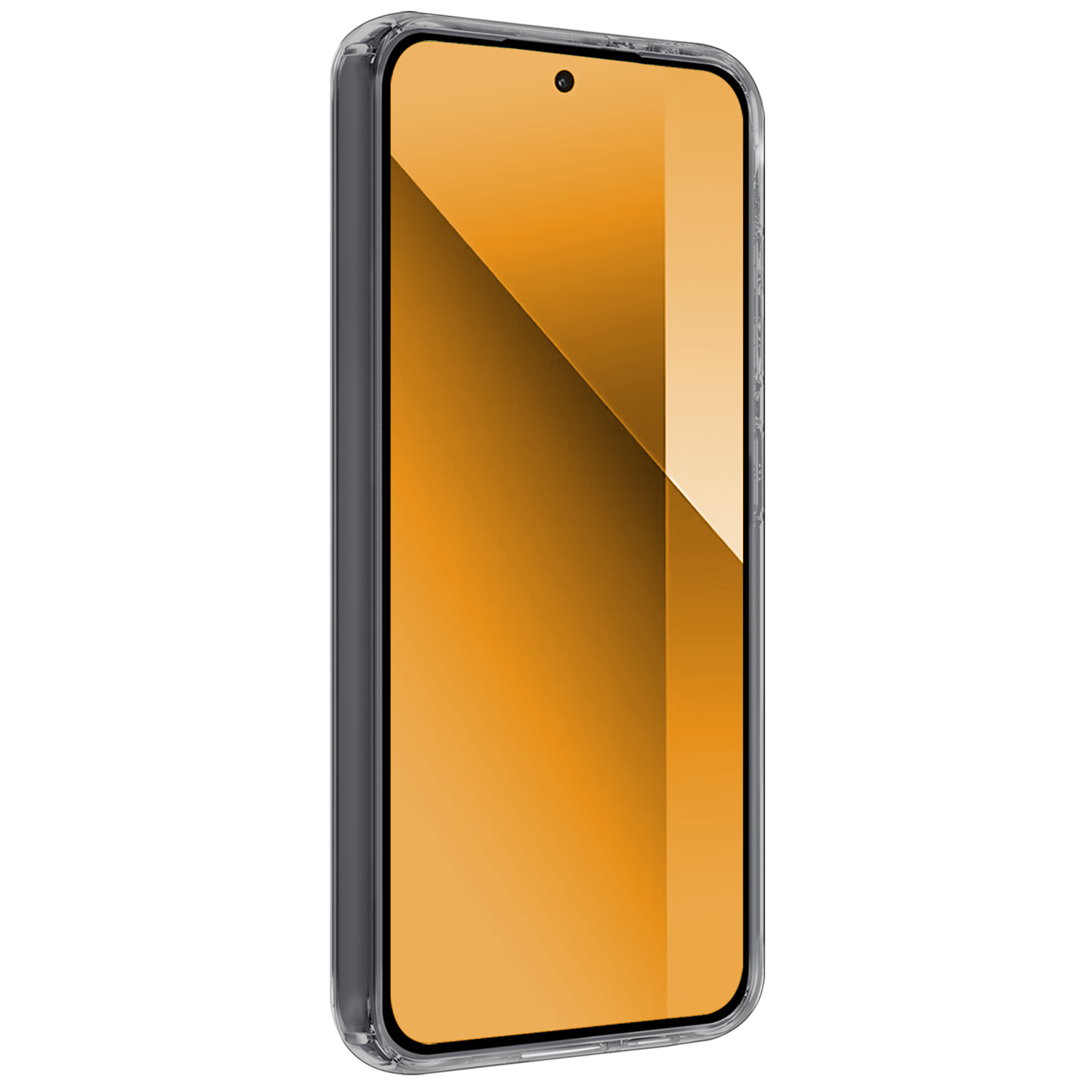 Nomfy Hoesje Geschikt voor Xiaomi Redmi Note 13 4G Hoesje Siliconen Cover Case Met Screenprotector - Hoes Geschikt voor Xiaomi Redmi Note 13 4G Hoes Back Case - Transparant