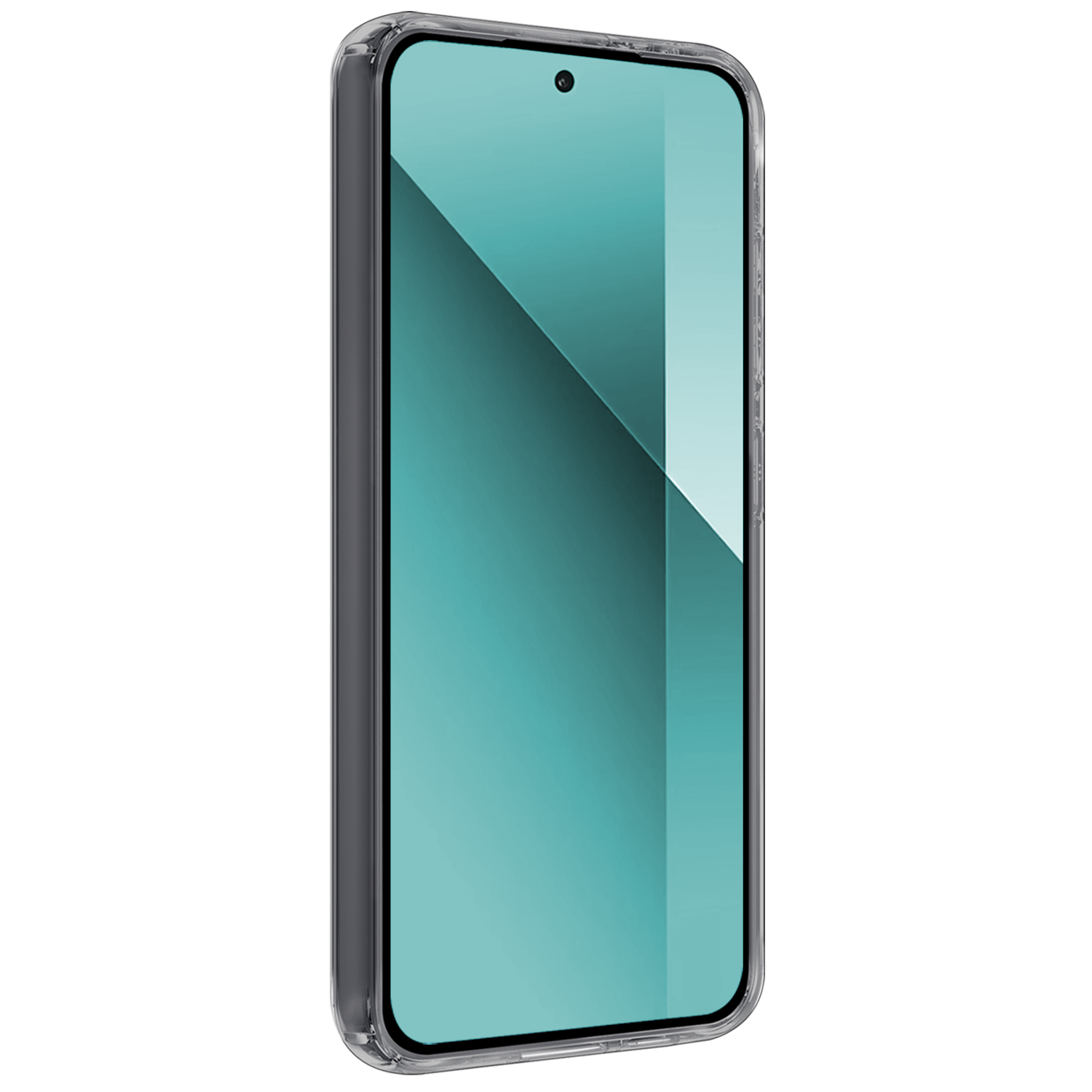 Forterra Hoesje Geschikt voor Xiaomi Redmi Note 13 4G Case Siliconen Hoes - Hoes Geschikt voor Xiaomi Redmi Note 13 4G Hoesje Back Cover - Transparant - 2 PACK