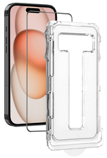 Nomfy Screenprotector - Geschikt voor iPhone 15 Pro Screenprotector Met Installatie Kit Bescherm Glas - Screenprotector Geschikt voor iPhone 15 Pro Screen Protector Met Montage Frame Flexibel Glas Full Cover