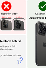 Forterra Screenprotector Geschikt voor iPhone 15 Pro Max Screenprotector Met Installatie Kit Flexibel Hybrid Full Cover - Screen Protector Geschikt voor iPhone 15 Pro Max Screenprotector Met Montage Frame Buigbaar Glas - 2 PACK