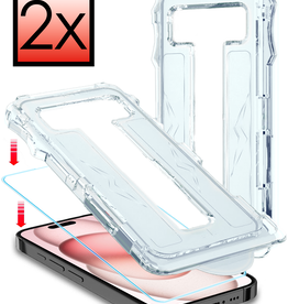 NoXx NoXx iPhone 15 Pro Max Hybrid Screenprotector - 2 PACK