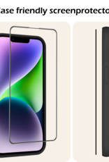Nomfy Screenprotector - Geschikt voor iPhone 14 Screenprotector Met Installatie Kit Bescherm Glas - Screenprotector Geschikt voor iPhone 14 Screen Protector Met Montage Frame Flexibel Glas Full Cover