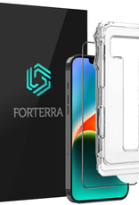Forterra Screenprotector Geschikt voor iPhone 14 Screenprotector Met Installatie Kit Flexibel Hybrid Full Cover - Screen Protector Geschikt voor iPhone 14 Screenprotector Met Montage Frame Buigbaar Glas