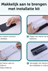 Forterra Screenprotector Geschikt voor iPhone 14 Screenprotector Met Installatie Kit Flexibel Hybrid Full Cover - Screen Protector Geschikt voor iPhone 14 Screenprotector Met Montage Frame Buigbaar Glas