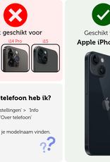 Forterra Screenprotector Geschikt voor iPhone 14 Plus Screenprotector Met Installatie Kit Flexibel Hybrid Full Cover - Screen Protector Geschikt voor iPhone 14 Plus Screenprotector Met Montage Frame Buigbaar Glas - 2 PACK