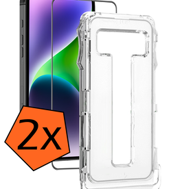Nomfy Nomfy iPhone 14 Pro Hybrid Screenprotector - 2 PACK