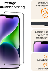 Nomfy Screenprotector - Geschikt voor iPhone 14 Screenprotector Met Installatie Kit Bescherm Glas - Screenprotector Geschikt voor iPhone 14 Screen Protector Met Montage Frame Flexibel Glas Full Cover