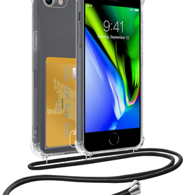 BASEY. BASEY. iPhone 8 Hoesje Pashouder met Koord