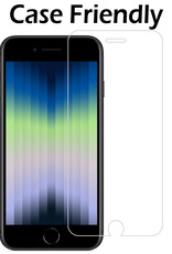 Nomfy Hoesje Geschikt voor iPhone 7 Hoesje Met Telefoonketting Pasjeshouder Shockproof Case Met Screenprotector Koord - Hoesje Geschikt voor iPhone 7 Hoes Met Kaarthouder - Transparant