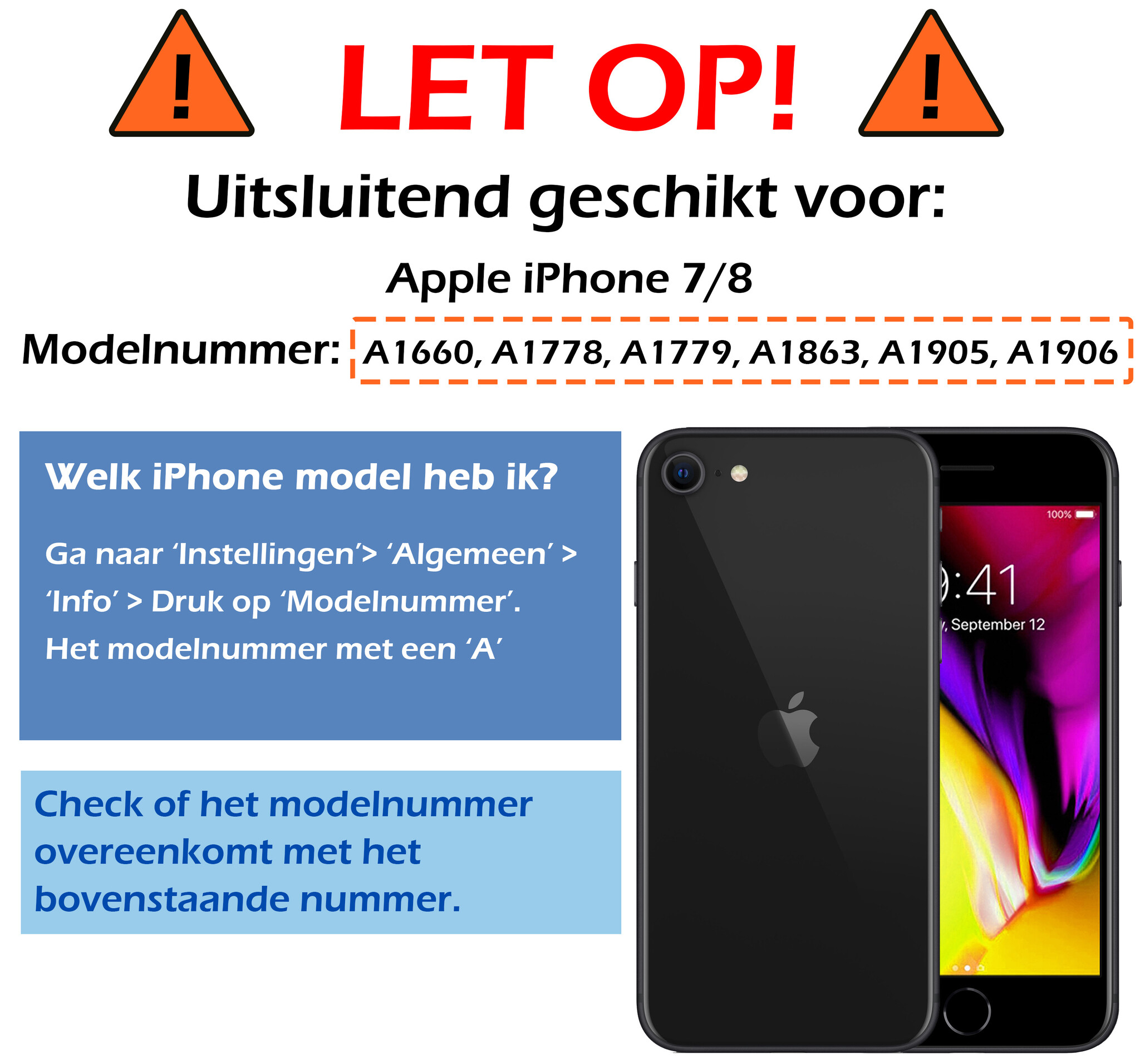 Nomfy Hoesje Geschikt voor iPhone 7 Hoesje Met Telefoonketting Pasjeshouder Shockproof Case Met Screenprotector Koord - Hoesje Geschikt voor iPhone 7 Hoes Met Kaarthouder - Transparant