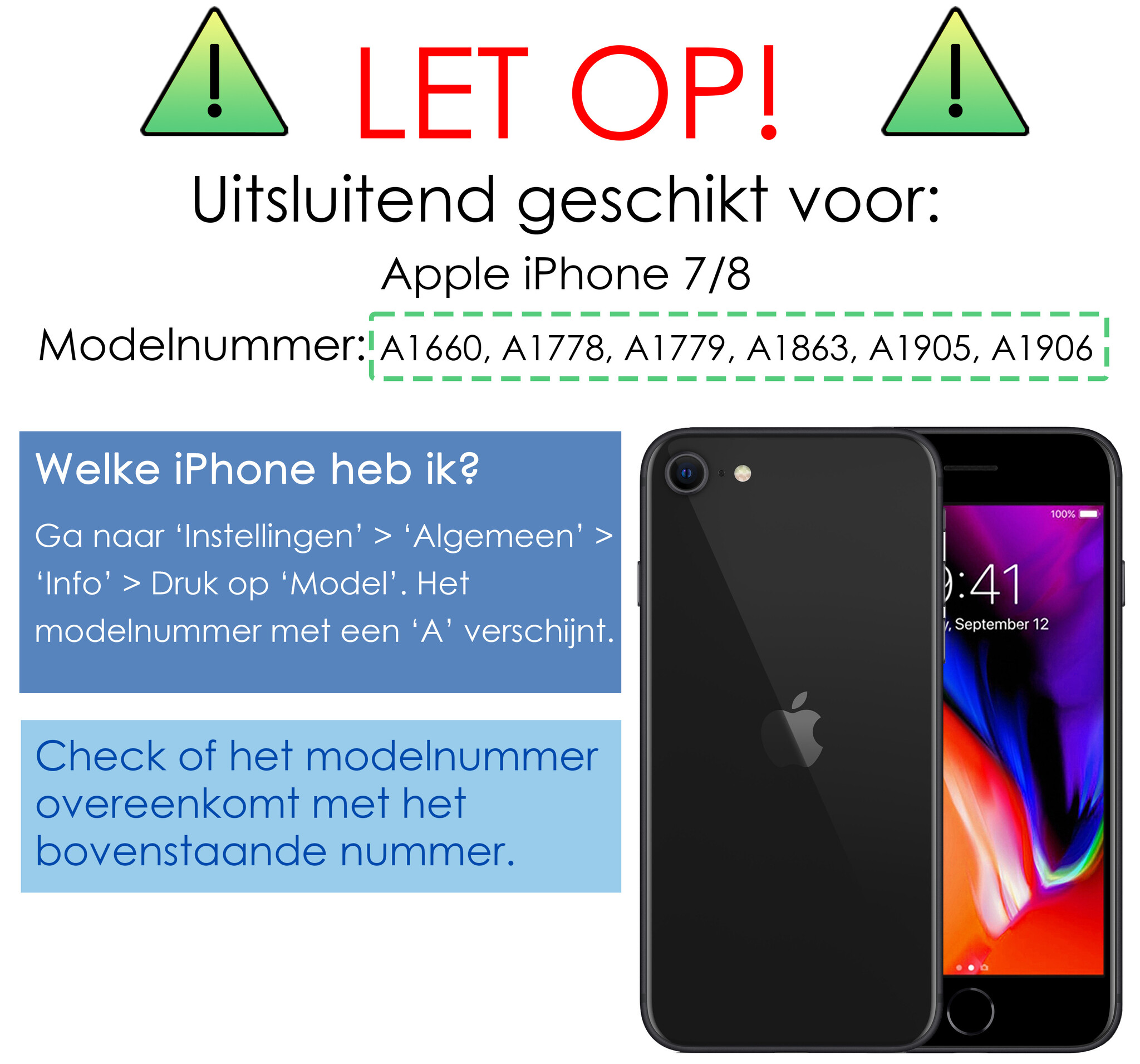 NoXx Hoes Geschikt voor iPhone 8 Hoesje Pasjeshouder Cover Met Koord Shock Proof Case Siliconen Hoes Met Telefoonkoord en Kaarthouder - Transparant - 2 PACK