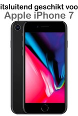 Forterra Hoesje Geschikt voor iPhone 7 Pashouder Case Siliconen Hoes Met Koord - Hoes Geschikt voor iPhone 7 Met Telefoonkoord Hoesje Back Cover Met Pasjeshouder - Transparant