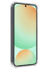 BASEY. Hoes Geschikt voor Samsung S24 FE Hoesje Shock Proof Case Hoes Siliconen Met Screenprotector - Hoesje Geschikt voor Samsung Galaxy S24 FE Hoes Cover Shockproof - Transparant