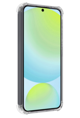 Forterra Hoesje Geschikt voor Samsung S24 FE Case Shockproof Siliconen Hoes - Hoes Geschikt voor Samsung Galaxy S24 FE Hoesje Shock Proof Back Cover - Transparant - 2 PACK