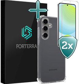 Forterra Forterra Samsung Galaxy S24 FE Hoesje Shockproof Met 2x Screenprotector