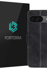 Forterra Hoesje Geschikt voor Google Pixel 9 Hoesje Book Case Hoes Portemonnee Cover Walletcase - Hoes Geschikt voor Google Pixel 9 Hoes Bookcase Hoesje - Zwart