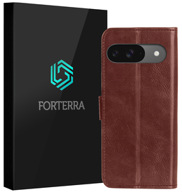 Forterra Forterra Google Pixel 9 Hoesje Bookcase - Bruin