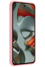 Forterra Hoesje Geschikt voor Google Pixel 9 Hoesje Siliconen Case Hoes Met 2x Screenprotector - Hoes Geschikt voor Google Pixel 9 Hoes Cover Case - Lichtroze